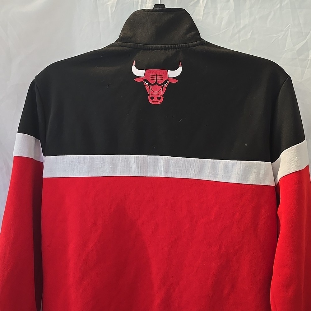 NBA Full-zip Chicago Bulls Track Jacket‎ Retro Chicago Bulls Spellout Size S - Picture 8 of 16